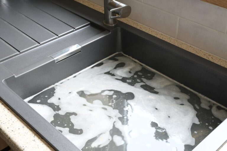 Severely clogged drain
