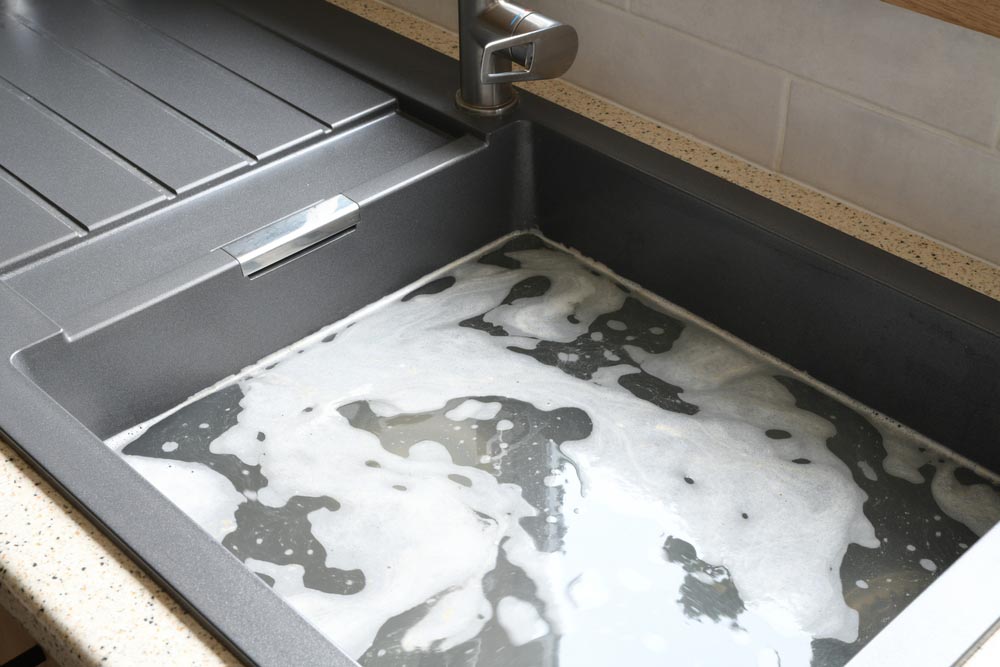 Severely clogged drain