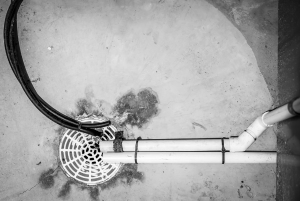 basement floor drain system