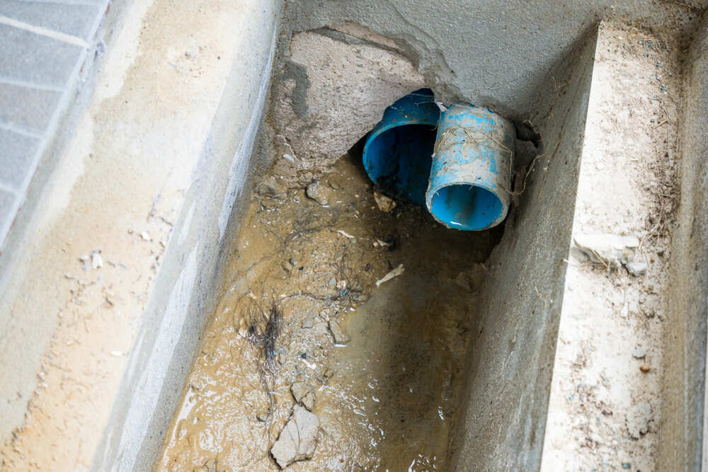 commercial drainage trench drain inspection