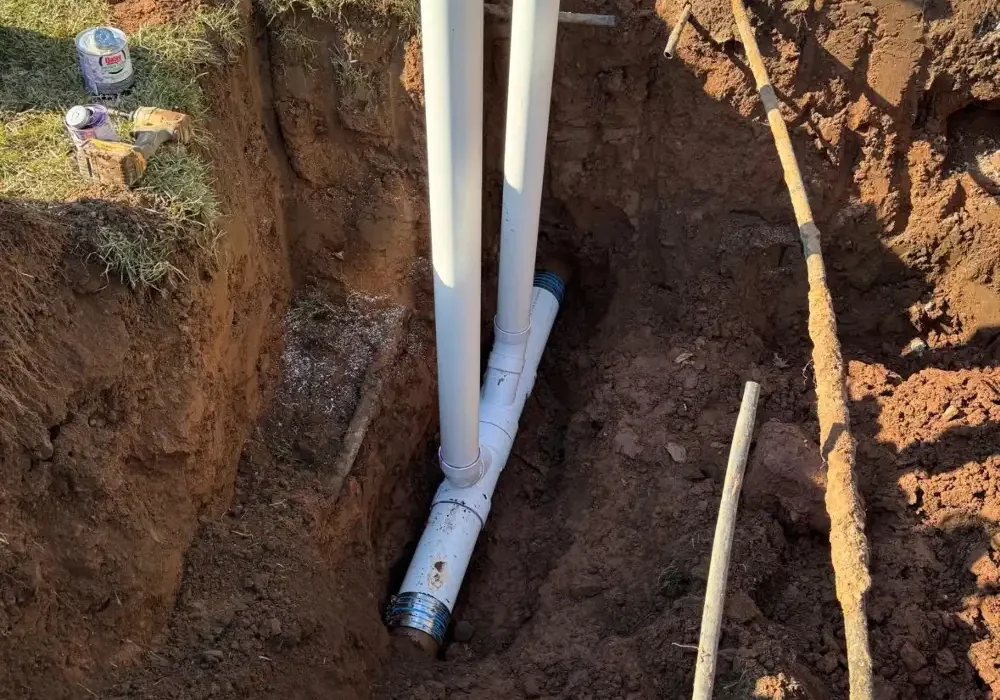 Partial sewer pipe repair