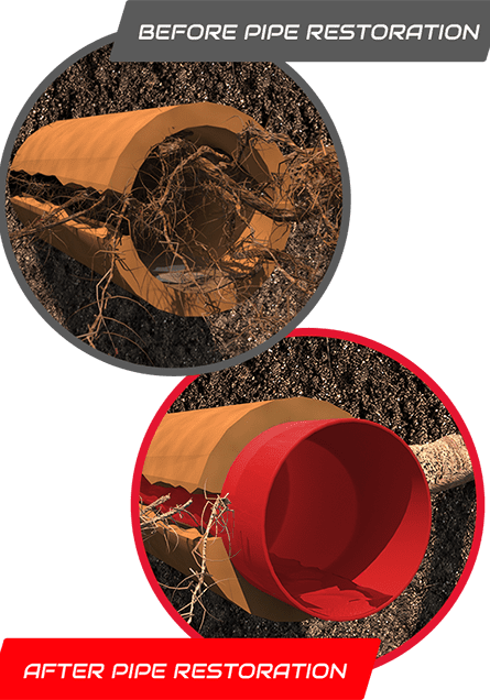 before and after pipe restoration before and after pipe restoration